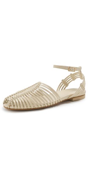Freda Salvador Blake Sandals Vanilla Calf 6.5
