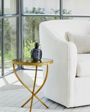 Hammered Tripod Small Table