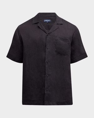 Men's Angelo Linen Camp Shirt
