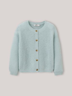Cyrillus - Cardigan avec laine et mohair - Taille 8A - Vert