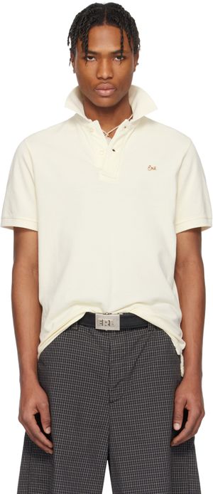 ERL Off-White 'ERL' Polo