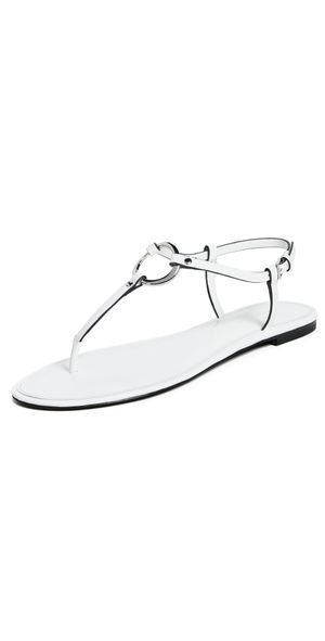 Tory Burch Ring Sandals Bianco 9
