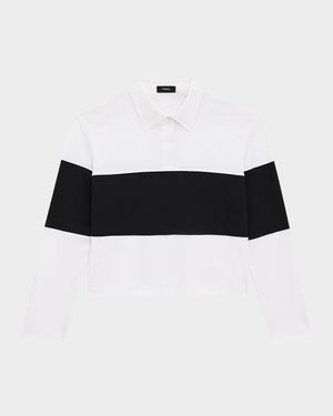 Cropped Rugby Polo Top