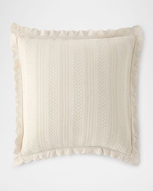 Estelle Decorative Pillow, 18" Square