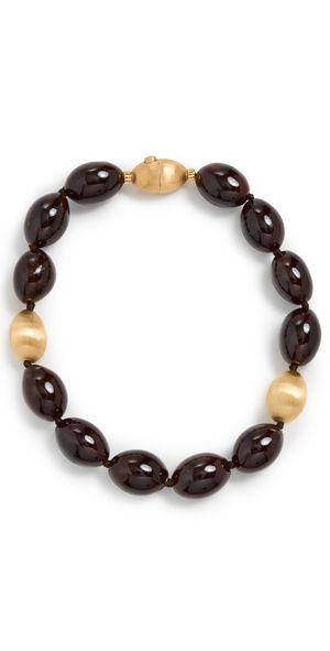 Lizzie Fortunato Triana Collar Brown One Size