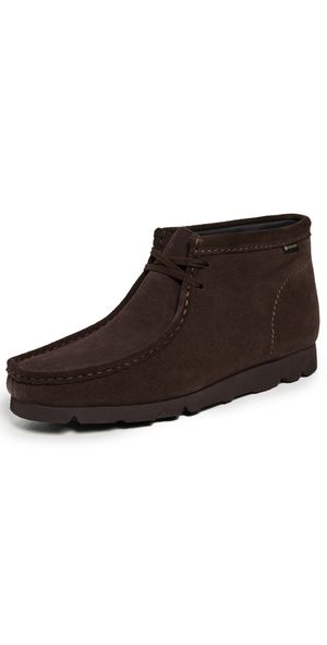Clarks Wallabee Gore-Tex Boots Dark Brown Suede 9.5