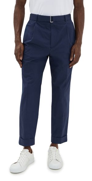 Officine Generale Hugo Pants Cotton Poplin Indigo 50