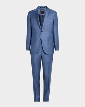 Men's Nailhead Trofeo Wool Suit