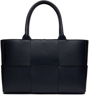 Bottega Veneta Navy Small Arco Tote