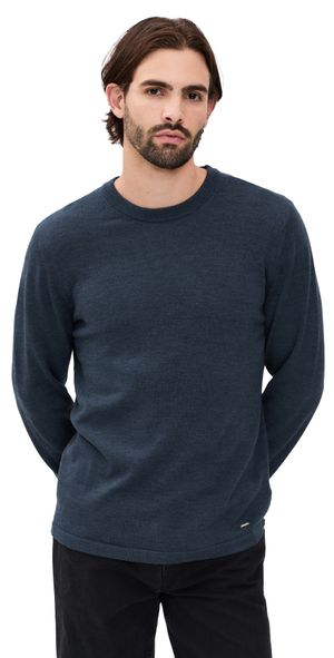 SIMKHAI Peter Pullover Deep Teal Melange XL