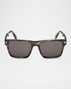 Men's Calder Acetate Square Sunglasses