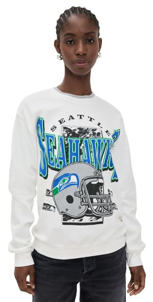 Junk Food Seahawks Conversion Crew Fleece White M