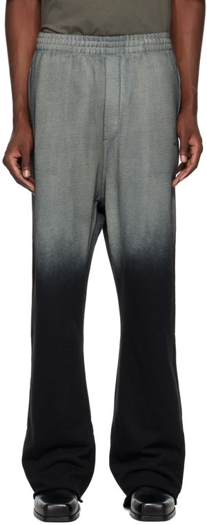 We11done Gray & Black Gradient Sweatpants