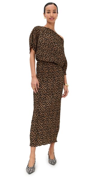 Never Fully Dressed Leopard Tilly Dress Leopard L