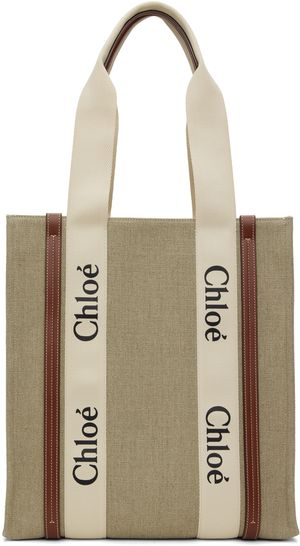 Chloé Beige Woody Tote