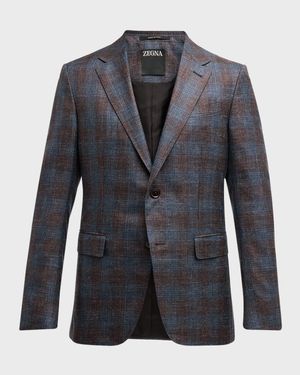 Men's Two-Tone Check Sport Coat