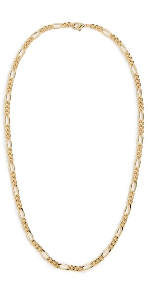 By Adina Eden Solid Thick Link Chain Necklace Gold One Size