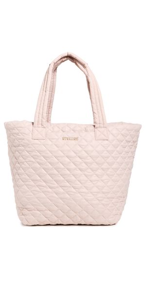 MZ Wallace Deluxe Medium Metro Tote City Pink One Size