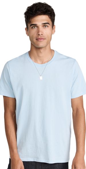 ATM Anthony Thomas Melillo Classic Jersey Crew Neck Tee Blue XXL