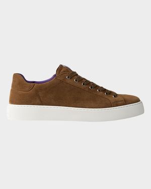 Men's Severn Calf Suede Low-Top Sneakers