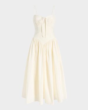 Anela Sleeveless Corset Midi Dress