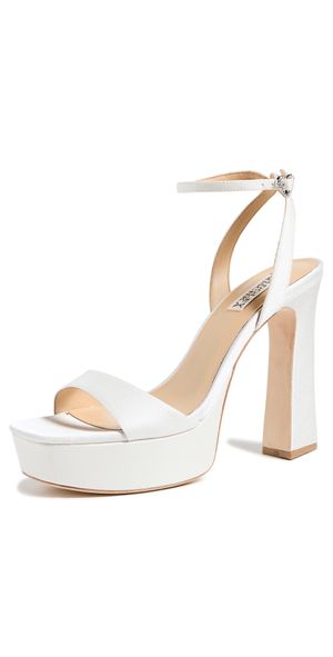 Badgley Mischka Caia Pumps White 9.5