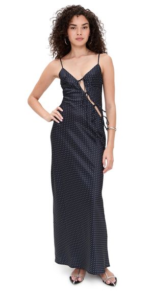 Lioness About A Girl Maxi Dress Onyx Polka XL