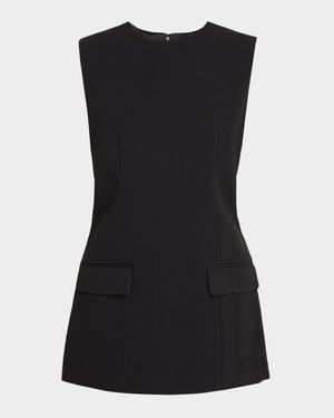 Sleeveless Pocket Top