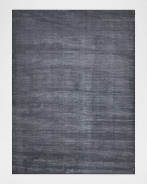 Velutto Hand-Loomed Gray Rug, 6' x 9'