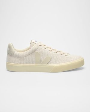 Campo Jute Raffia Low-Top Sneakers