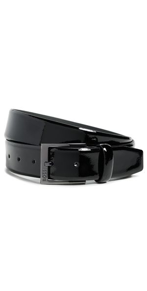 BOSS Elloy Leather Belt Black 38