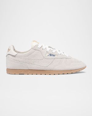 Windspin Retro Suede Low-Top Sneakers