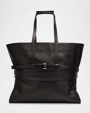 Men's Soft Leather Tote Bag