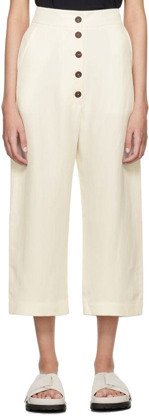 Studio Nicholson Pantalon Cori blanc