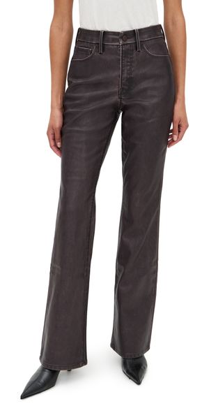 Good American Good Classic Bootcut Faux Leather Pants Vamp001 00