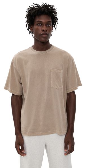 ASHER Ethan Pocket Tee Biscuit L