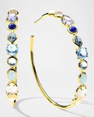 Rock Candy Mare Mixed-Shape No. 4 Hoop Earrings in 18K Gold