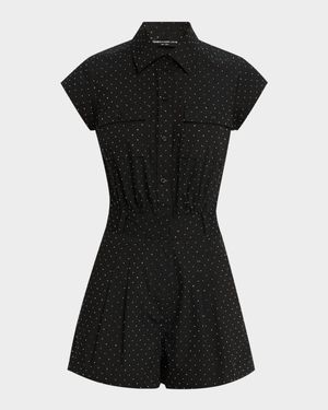 Morgan Crystal Poplin Romper