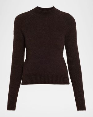 Texas Mock-Neck Alpaca Sweater