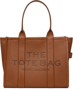 Marc Jacobs Brown 'The Leather Large' Tote
