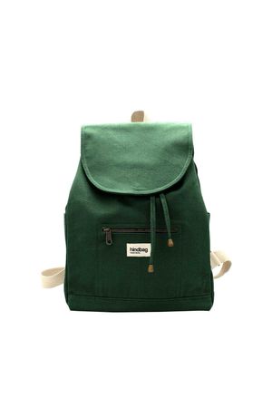 Hindbag - Sac à dos en coton - Taille Unique - Vert
