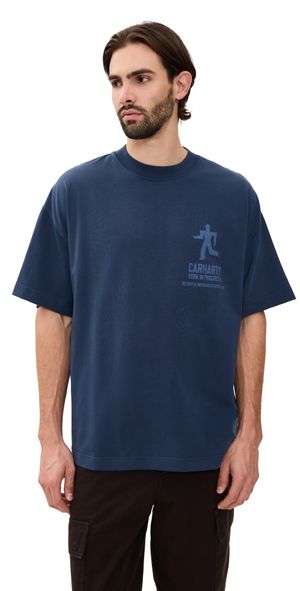 Carhartt WIP Distance T Shirt Jupiter (Stone Dyed) S