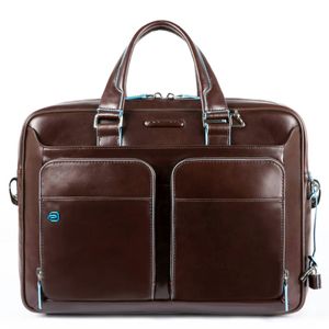 Piquadro - Sac d'ordinateur en cuir - Taille Unique - Marron