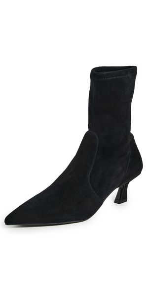 Stuart Weitzman Vinnie 50 Booties Black 10