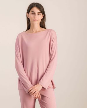 Angarde - Haut de pyjama femme, vieux rose - Taille XL - Rose