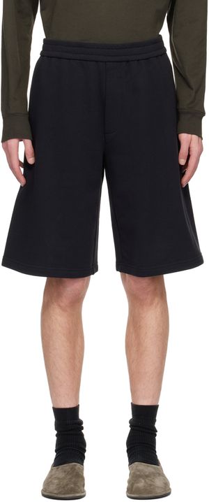 The Row Navy Eston Shorts