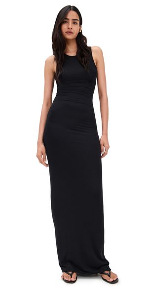 Éterne Sleeveless Crewneck Maxi Dress Black M