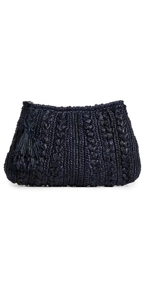 Mar Y Sol Ivy Clutch Navy One Size