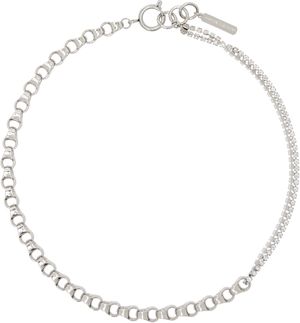 Justine Clenquet Silver Ricci Necklace