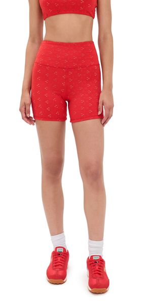Strut This The Eyelet Shorts Red XL